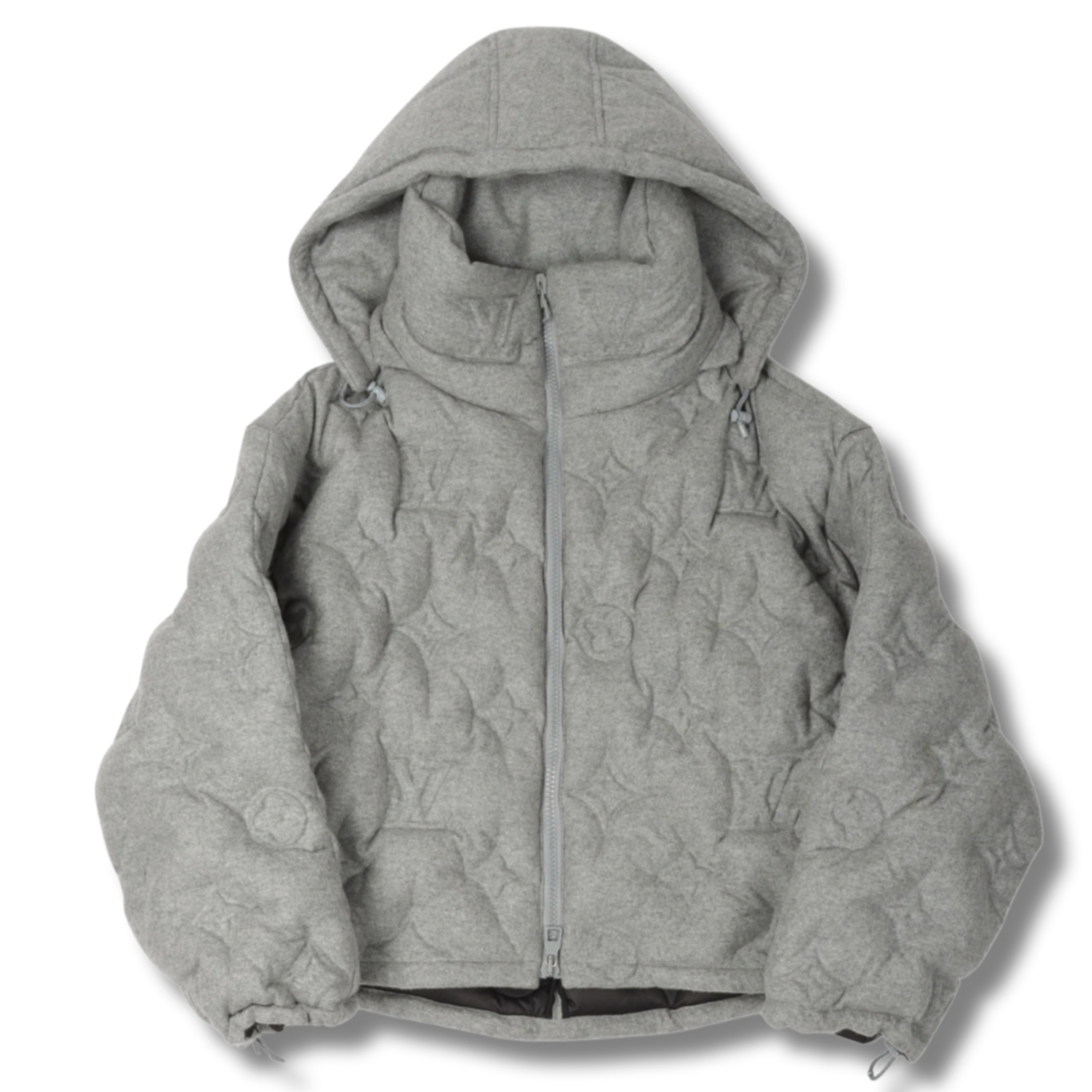 LV PUFFER COAT GREY