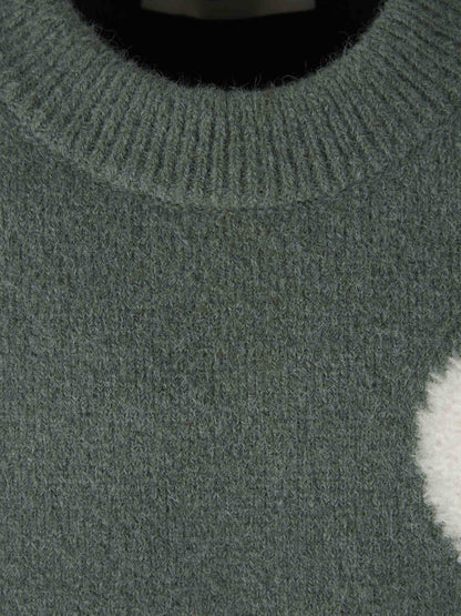 AMI - HEART SWEATER