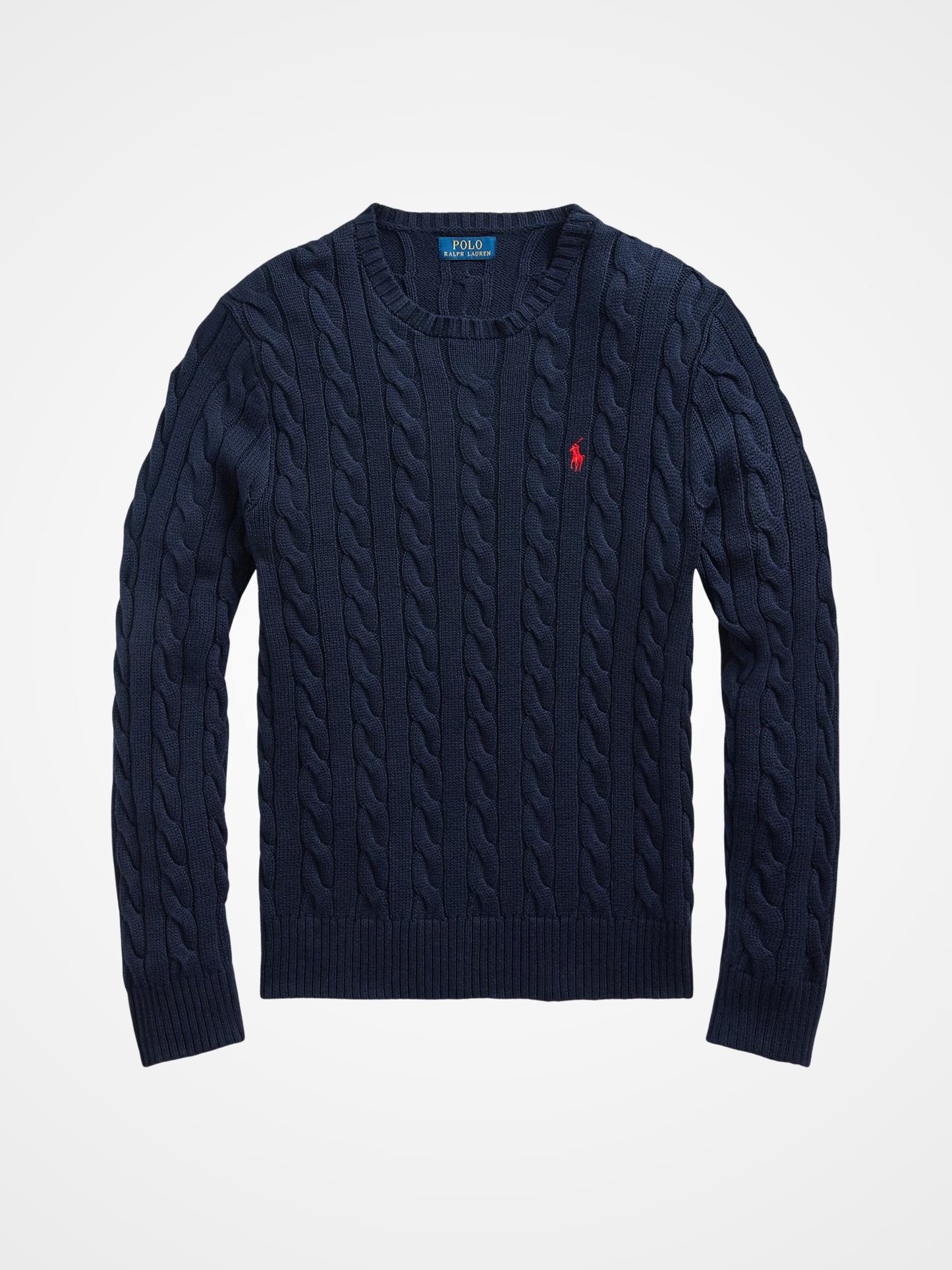 Cable-Knit Cotton Sweater