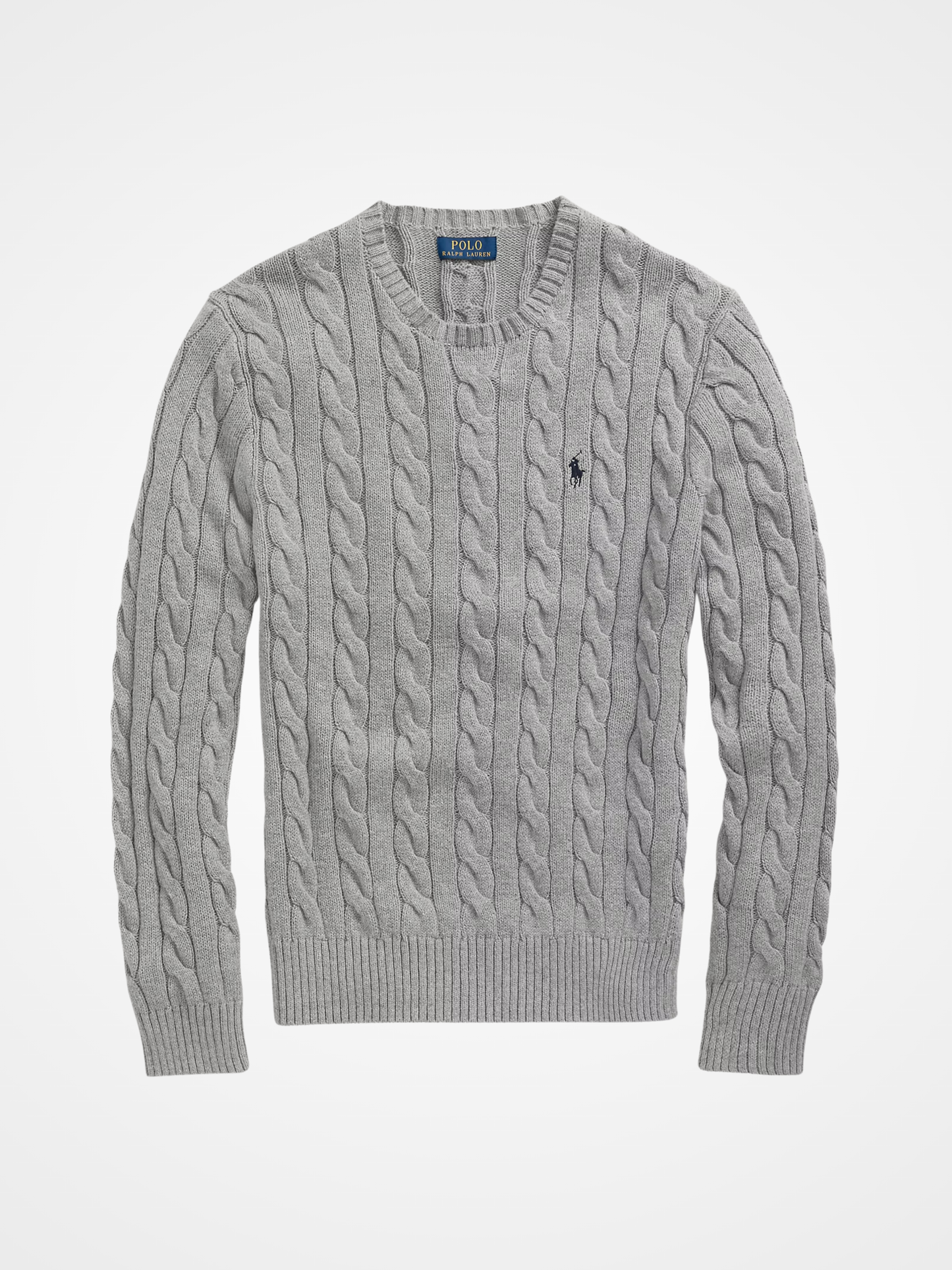 Cable-Knit Cotton Sweater