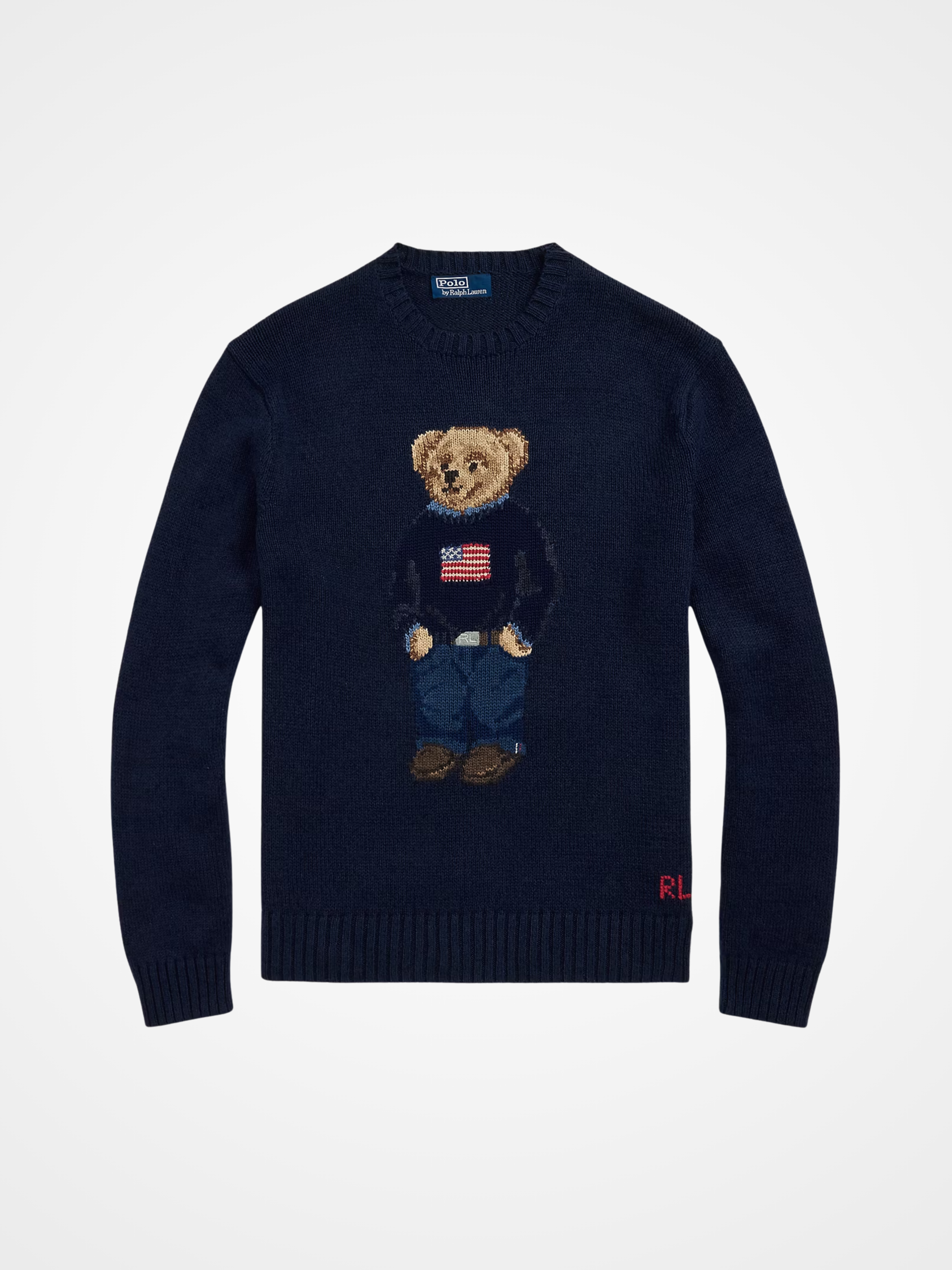Polo Bear Cotton-Linen Sweater