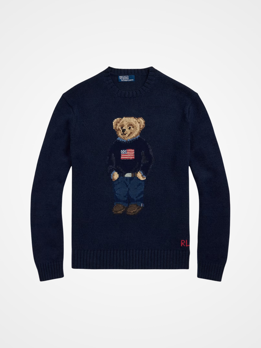 Polo Bear Cotton-Linen Sweater