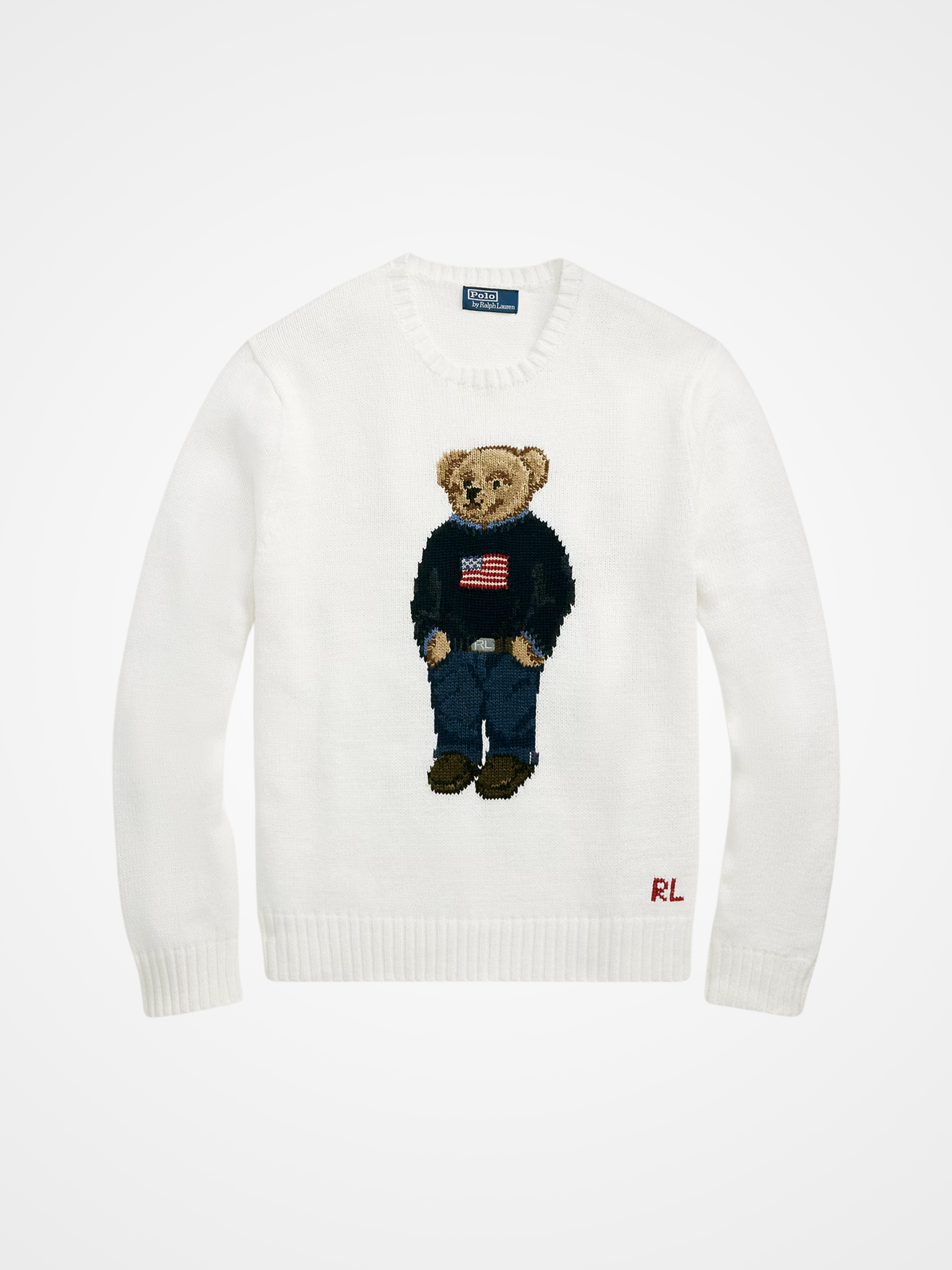 Polo Bear Cotton-Linen Sweater