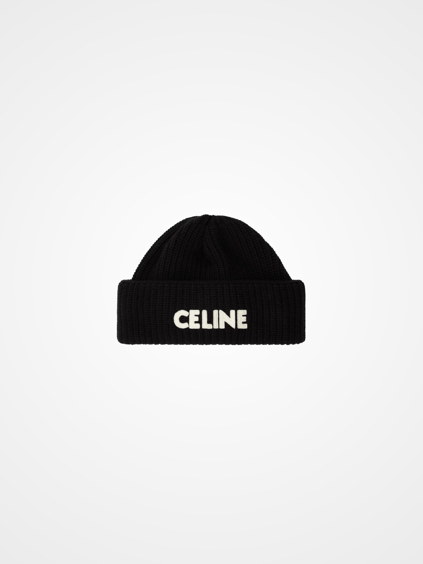 Celine beanie in ribbed wool
