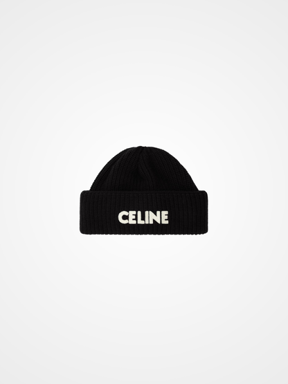 Celine beanie in ribbed wool