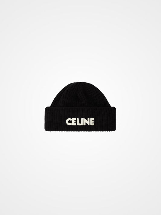 Celine beanie in ribbed wool