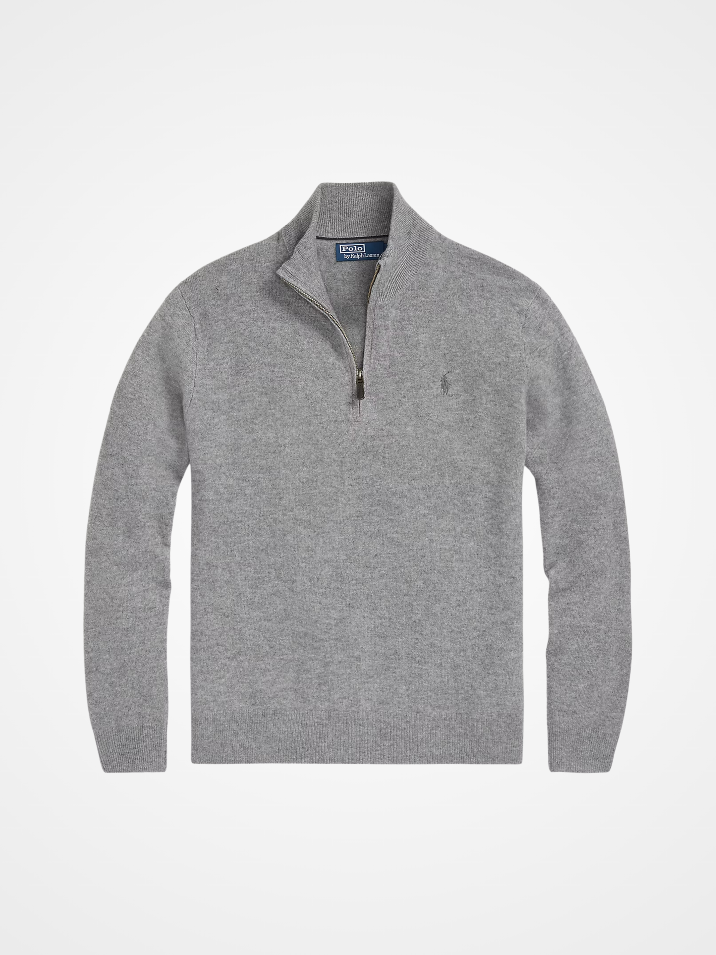 Mesh-Knit Cotton Quarter-Zip Sweater
