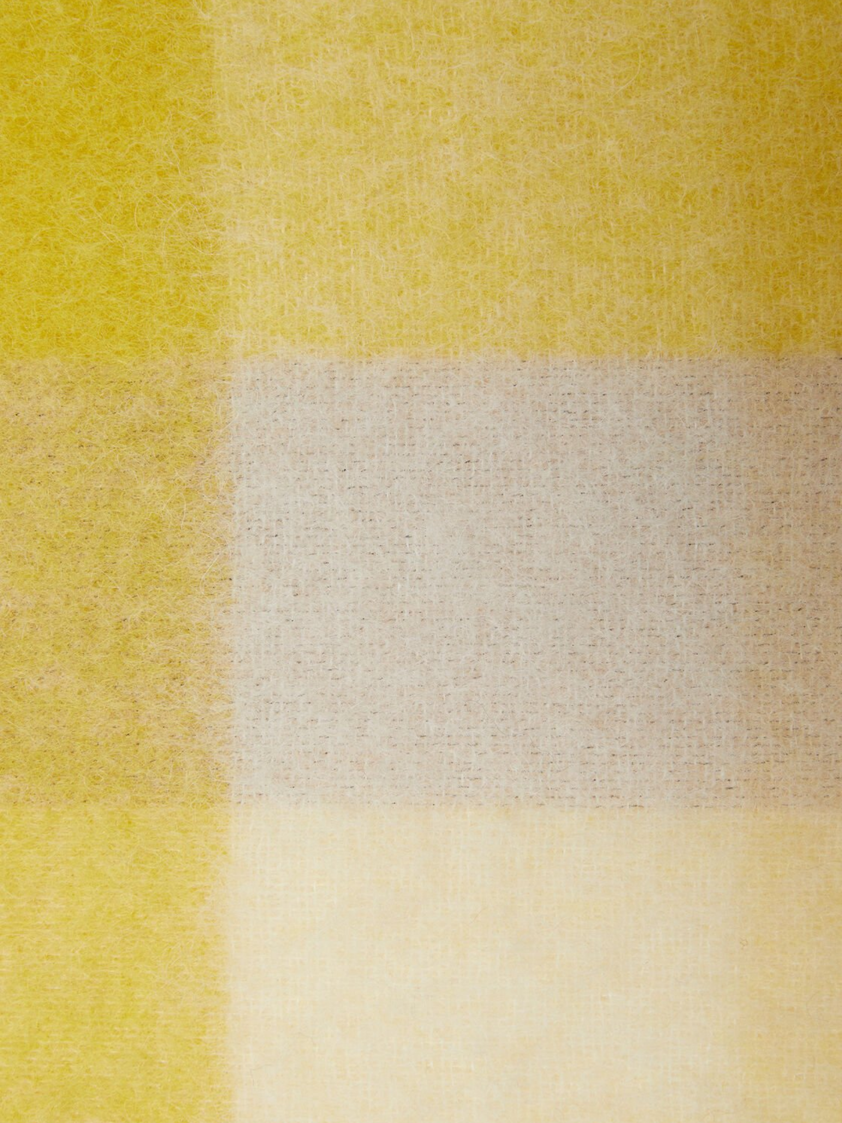 Mohair checked scarf